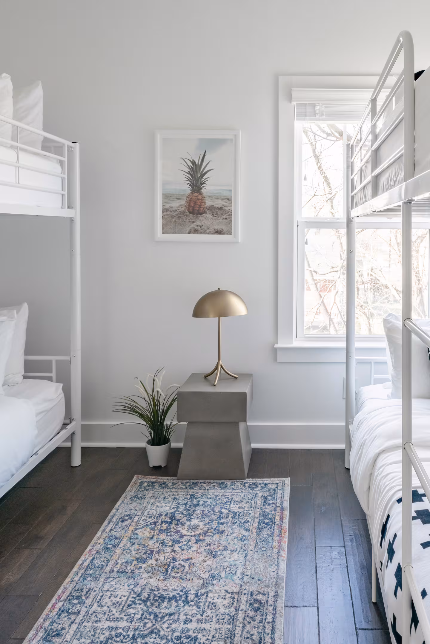 Second bedroom with two twin bunk beds