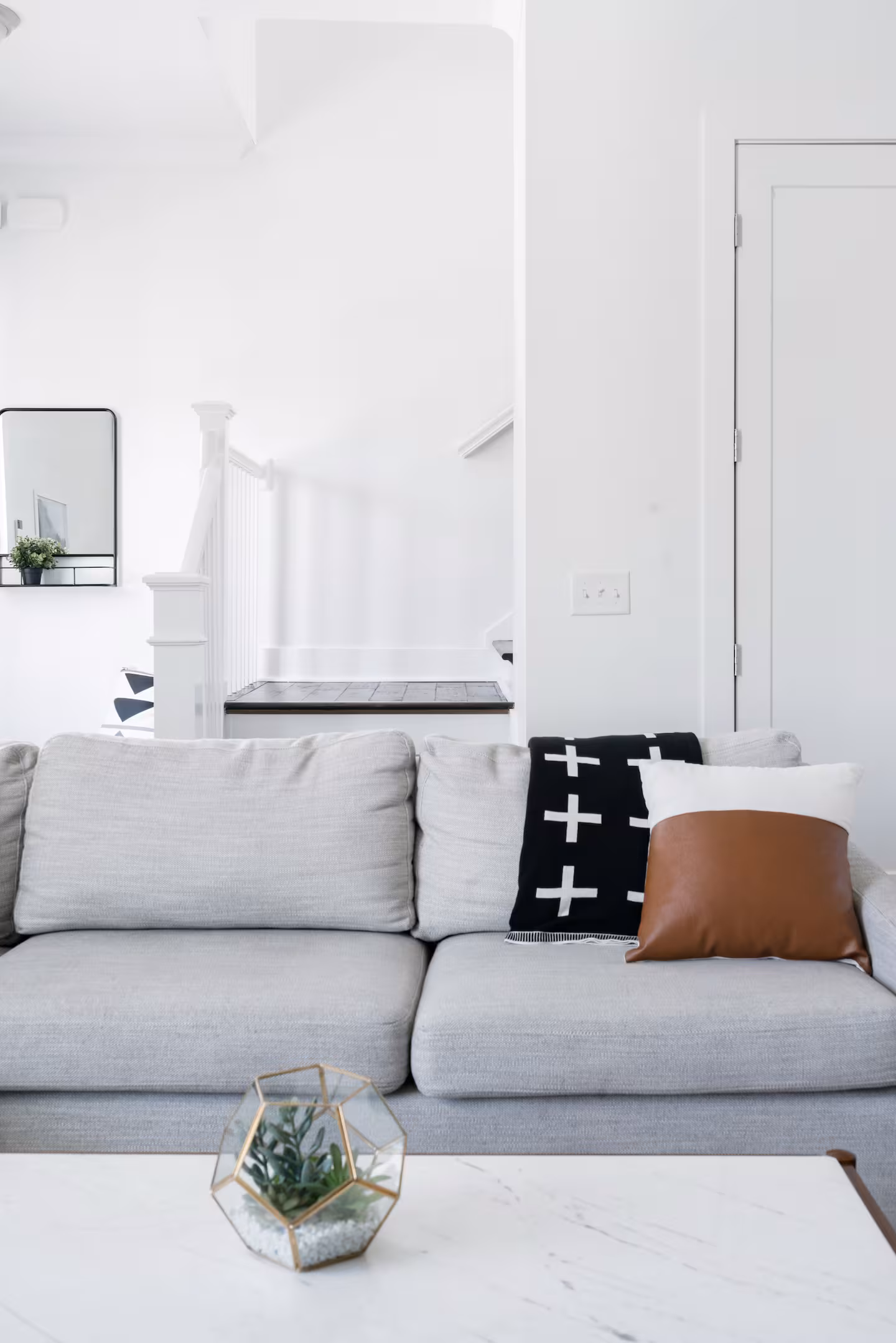 Living room sofa seating